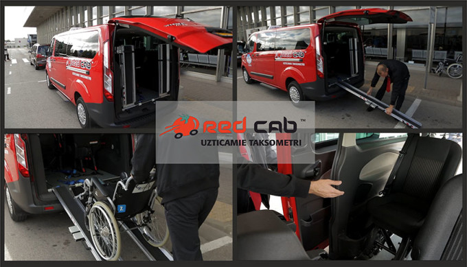 Red Cab jaunie taksometri cilvēkiem ratiņkrēslos veiksmīgi uzsākuši savas gaitas....
