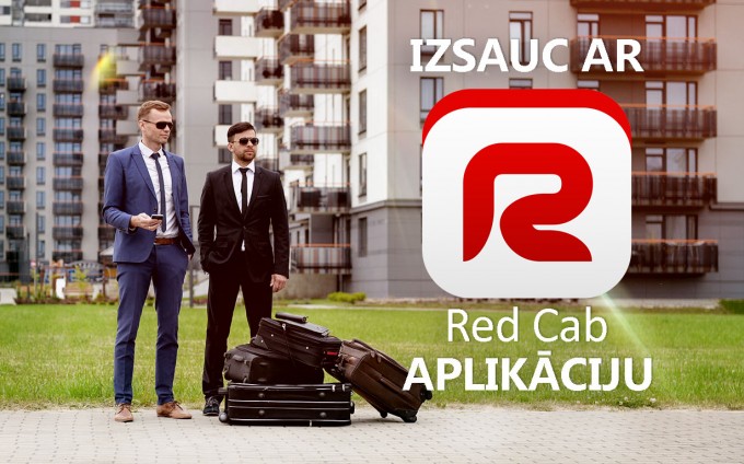 Kāpēc izsaukt taksometru ar Red Cab aplikāciju?